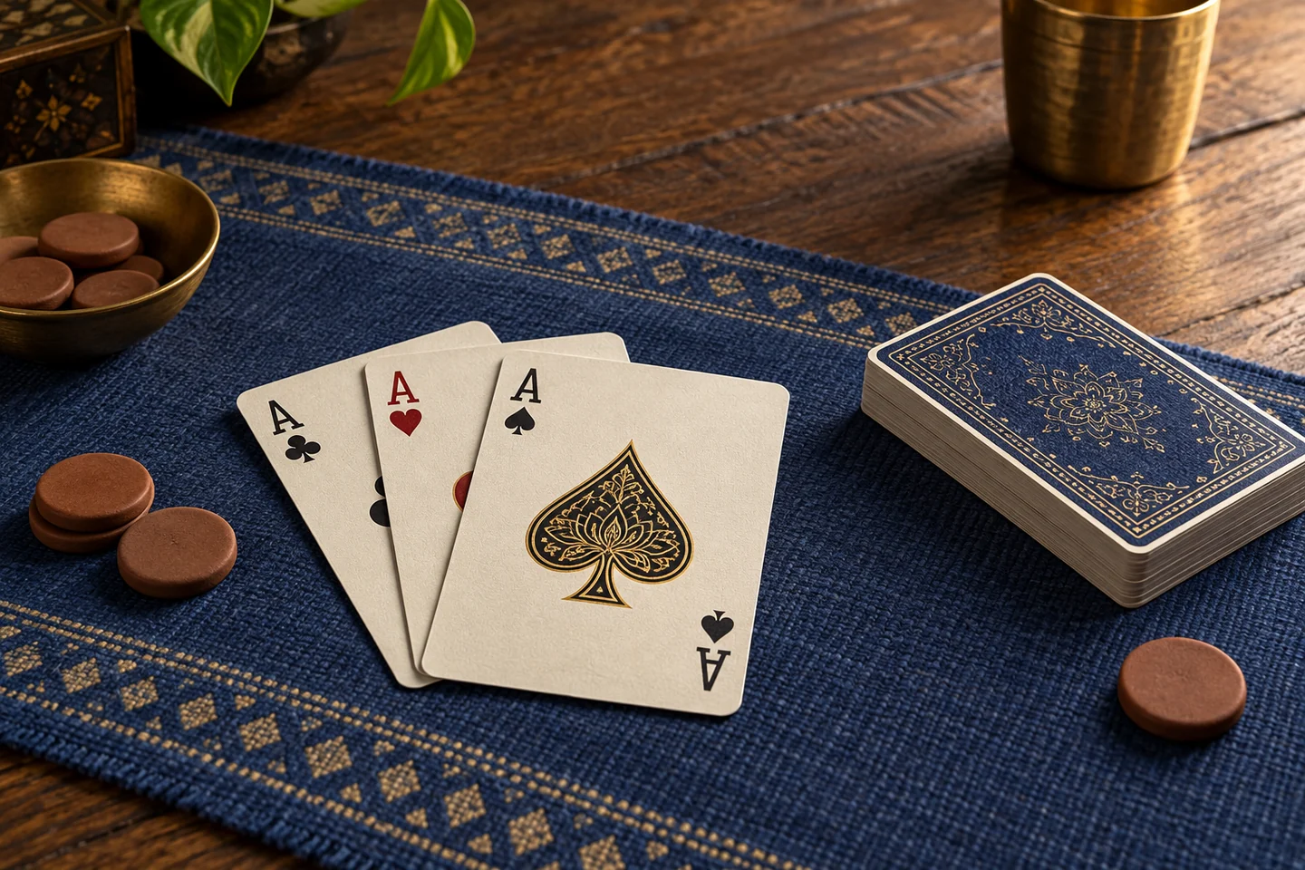 Get to know three-card rankings, blind and seen play, and the meaning of a show.
